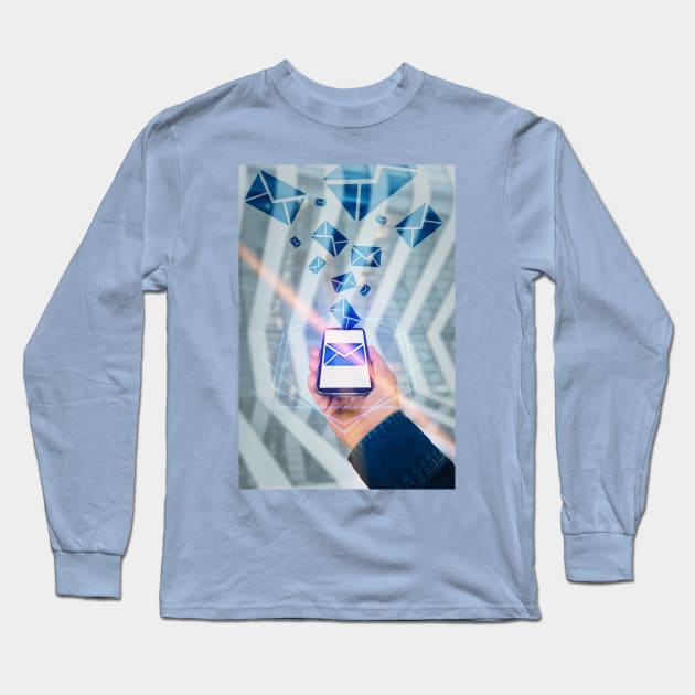 messages Long Sleeve T-Shirt by 1STunningArt